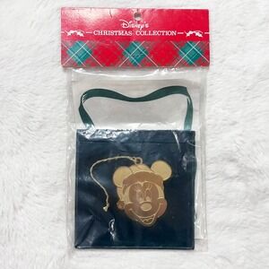 Disney Minnie Mouse 24k Gold Finish Christmas Ornament NEW